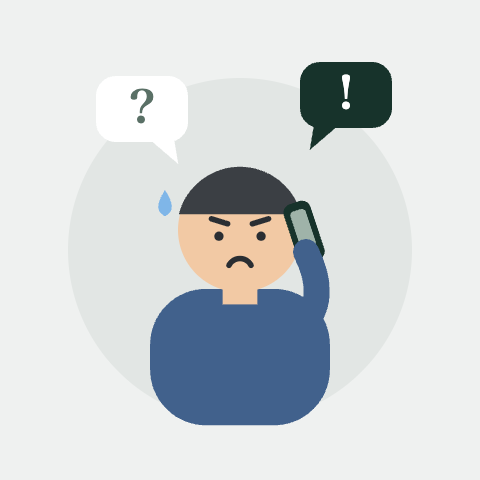 会社に戻ってから受注を入力する担当者